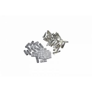 Cosse electrique cylindrique femelle 3,5 avec isolant sachet de 25 pieces 