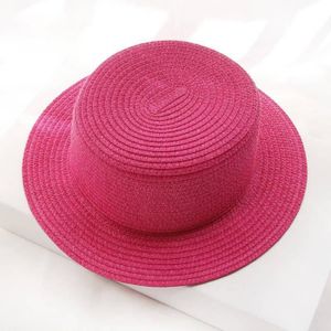 CASQUETTE Casquette,Chapeau de plage pour femmes et enfants, Simple, Parent-enfant, Panama, chapeau de paille, marque pour - Type 9-48-52cm