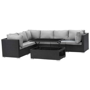 Salon De Jardin Avec Table Relevable Achat Vente Pas Cher