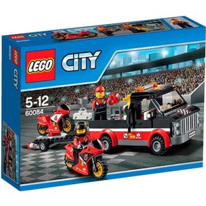 ASSEMBLAGE CONSTRUCTION LEGO® City 60084 Le Transporteur de Motos de Cours