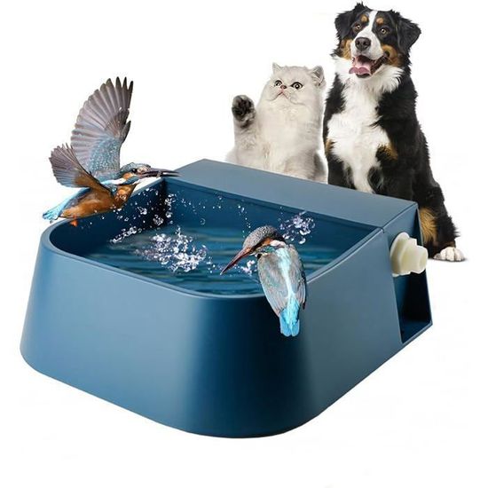 Fontaine à Eau Sans Fil Pour Chat Avec Détecteur De Mouvement Alimentee Par Batterie 4 200 Mah 32 L En Acier Inoxydable Avec Pompe A Eau Silencieuse Led Et 6 Filtres A Charbon Actif 90045651