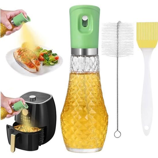 Lot De 2 Bouteilles Huile & Vinaigre Céramique Marbre Noir 380 Ml – Élégantes Et Pratiques Pour Cuisine & Table