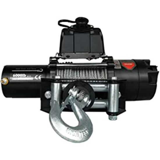 Treuil électrique Stealth 24V 13500 Lbs - Corde Acier Et 2 Télécommandes Sans Fil