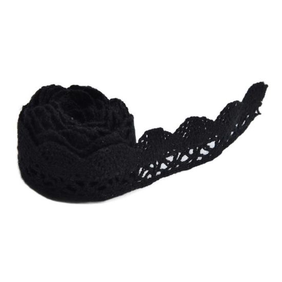 Dentelle Coton Ruban Dentelle Vintage En Coton - 4.5m X 5.7cm | Blanc Pour Couture, Déco Et Créations Dentelle Au Crochet