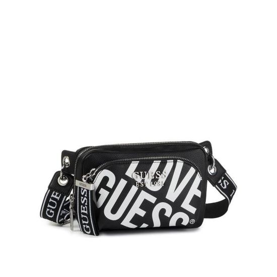 Guess Sac Banane Noir Femme HWGL7586800 BLA Achat Vente Guess