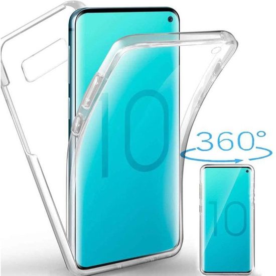 Coque 360° De Protection Pour Xiaomi Redmi Note 9 Pro / 9S - Silicone + PC - Transparente - Neuf
