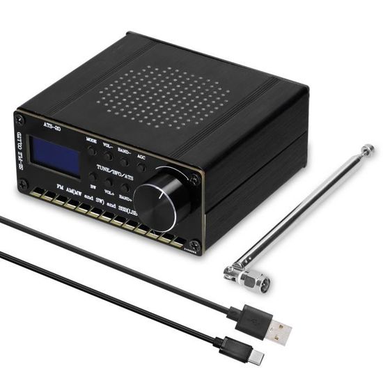 Radio AM FM Ondes Courtes MW SW SSB Portable - Récepteur Toutes Bandes Avec Batterie Pour Maison, Voyage Et Plein Air
