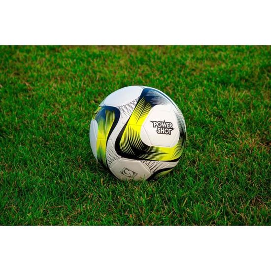 Ballon de foot Jaune / noir - Match & entrainement - taille au choix