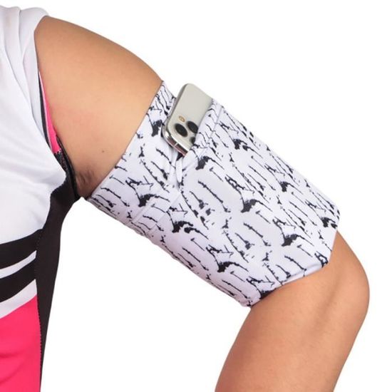 Lot De 2 Sacs De Bras Sport - Élastique Antidérapant, Taille 12,5x15 Cm, Idéal Course, Vélo, Randonnée
