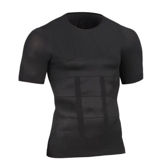 T-shirt Amincissant TONE TEE – Noir – Taille M – Manches Courtes – Neuf Avec étiquettes