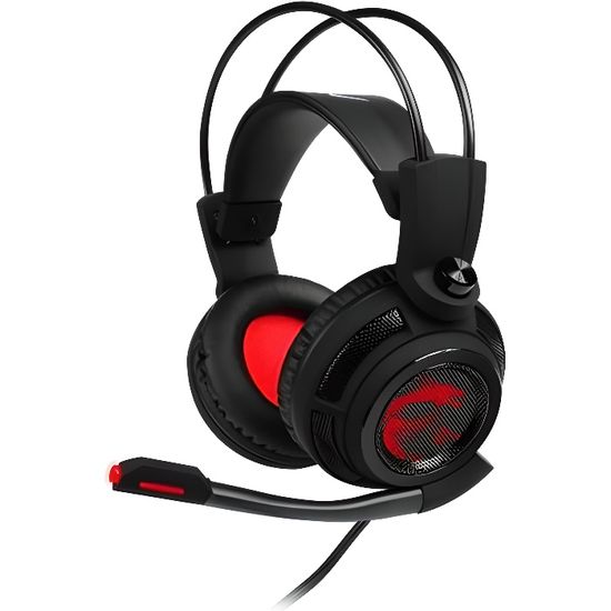 Casque Gaming MSI DS502 - Son Surround 7.1 Channel Virtual - Filaire - Noir