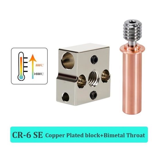 Cure-Chaleur Bimétallique En Cuivre Titane TC4 Pour Imprimante 3D