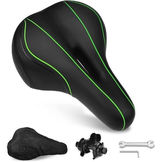 Selle de vélo douce en gel pour femme Selle confortable Extra Large Selle de vélo douce en gel pour femme Selle confortable Extra Large