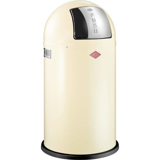Poubelle Design Wesco Spaceboy XL - 35 Litres Couleur Amande - NEUVE (collecteur De Déchets)