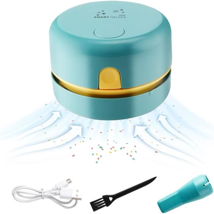 Mini Aspirateur De Bureau Portable - Dessin Animé Mignon - Pour Clavier, Voiture, Miettes - 5