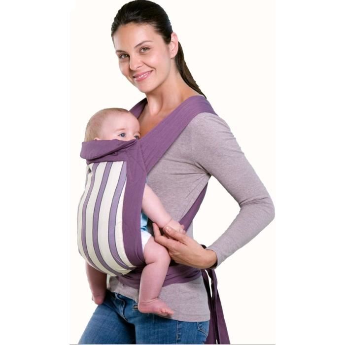 Porte Bébé Mei Tai blueberry - Myrtille beige