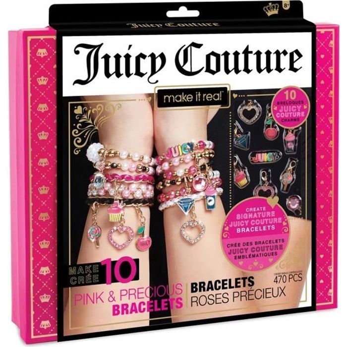 Set création bracelets Juicy Couture Pink et Precious Make It Real