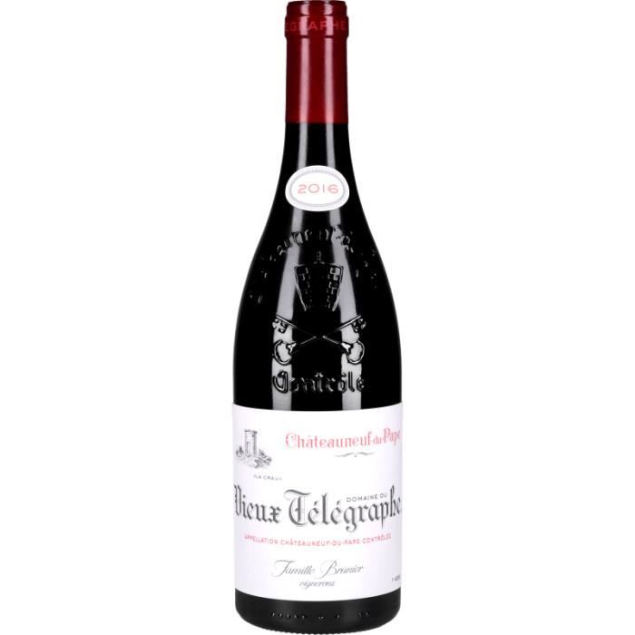 Vin Rouge - Châteauneuf-du-Pape Le Vieux Télégraphe 2016 - Bouteille 75cl