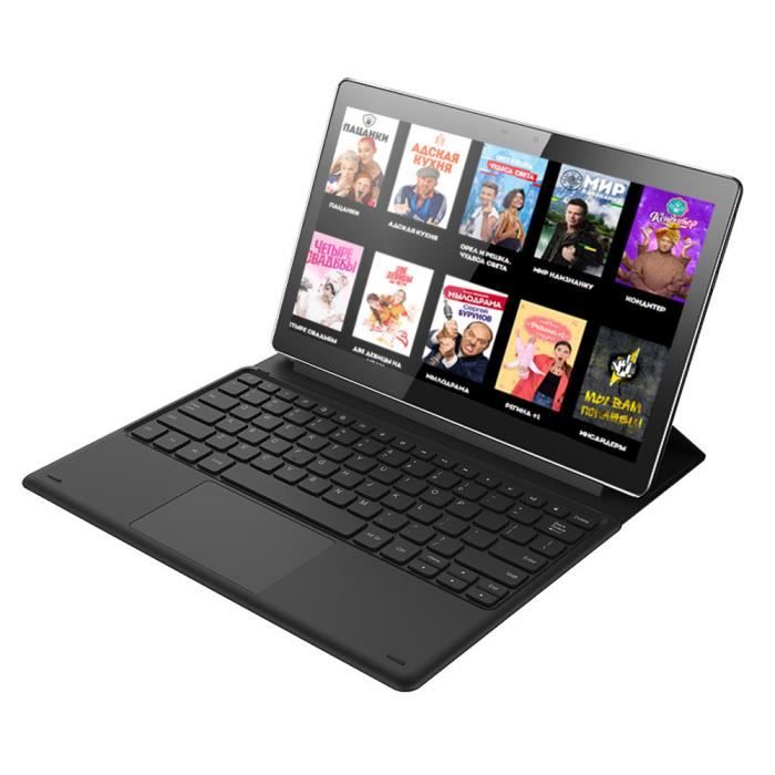 NQAN5®S20 Tablette PC 11,6 pouces 2 en 1 1920 * 1200 8000mAh Deca Core Android 8.1 Tablette PC 4G Lte 3 Go de RAM 64 Go de ROM