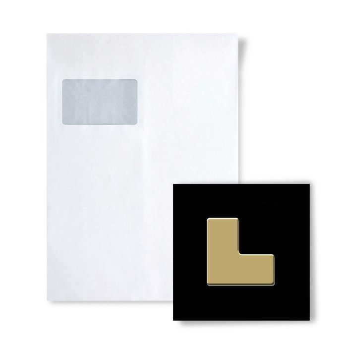 Plaquette de parement - Mosaïque ÉCHANTILLON S-Kink-Ti-GM Collection Kink Titane Gold miroir