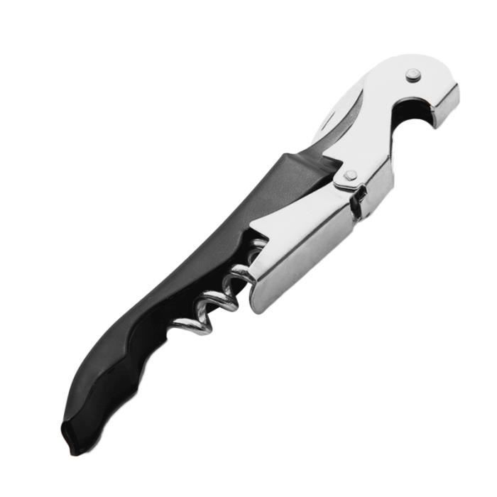 1pc ouvre-bouteille multifonctionnel en acier inoxydable ouvre-vin tire-bouchon pour Bar Club CORKSCREW - CAPSULEER - LIMONADIER