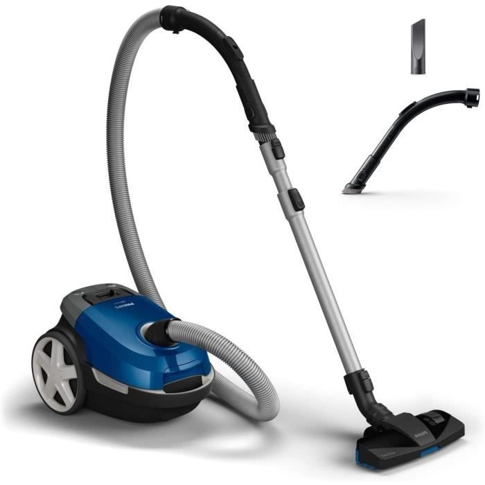 Philips XD3110-09 Aspirateur Performer Compact avec Sac séries 3000 99,9% d'absorption de la poussière, 900 W, Fil54