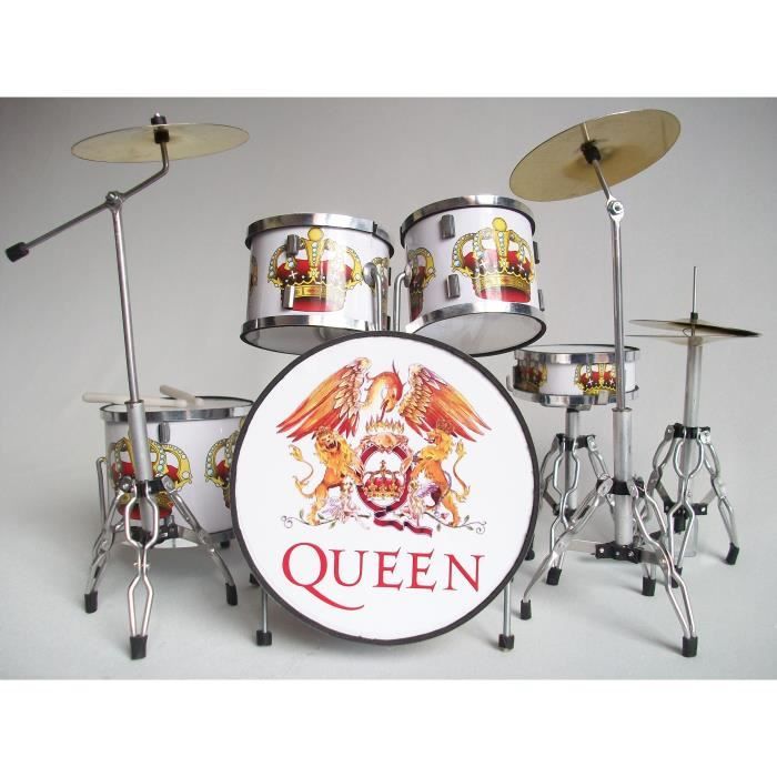 Batterie miniature déco groupe Queen - Roger Taylor