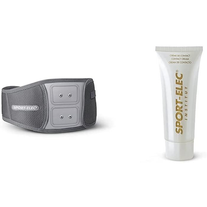 Ceinture Abdominale Ergonomique Electrostimulation, Gris, Taille Unique125