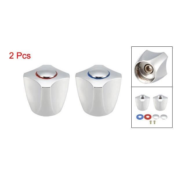 Accessoires robinet de cuisine,Poignée de remplacement universelle pour bouton de robinet, 34mm de diamètre, - Type 2Pcs 34mm #A1