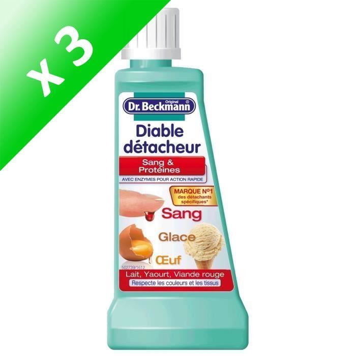 DR BECKMANN Diable détacheur sang & protéines - 50 ml (Lot de 3)