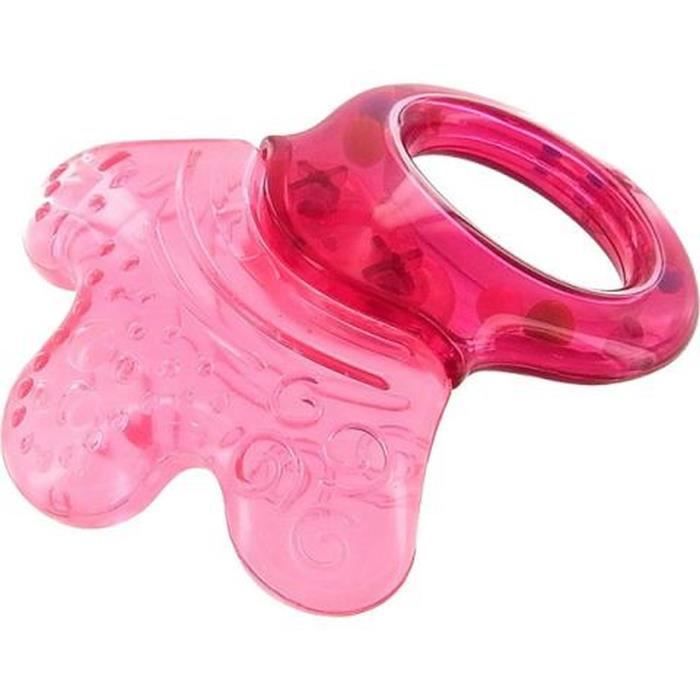 DBB REMOND Hochet de dentition à réfrigérer - Dès 4 mois - Rose translucide