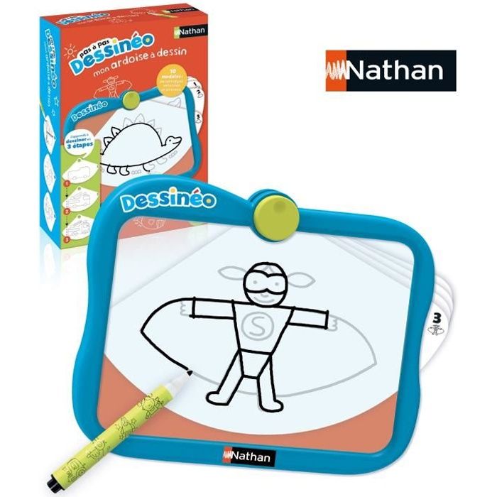 NATHAN Dessinéo Mon ardoise à dessin