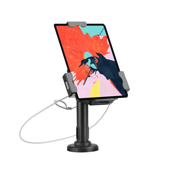 Support Universel pour Tablette 7.9´´-10.5´´, Installation sur Table ou au Mur, Fonction antivol avec câble