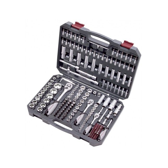 Coffret universel douilles et accessoires 1/2-, 1/4-, 3/8-, 200 pcs Kraftwerk 133,65