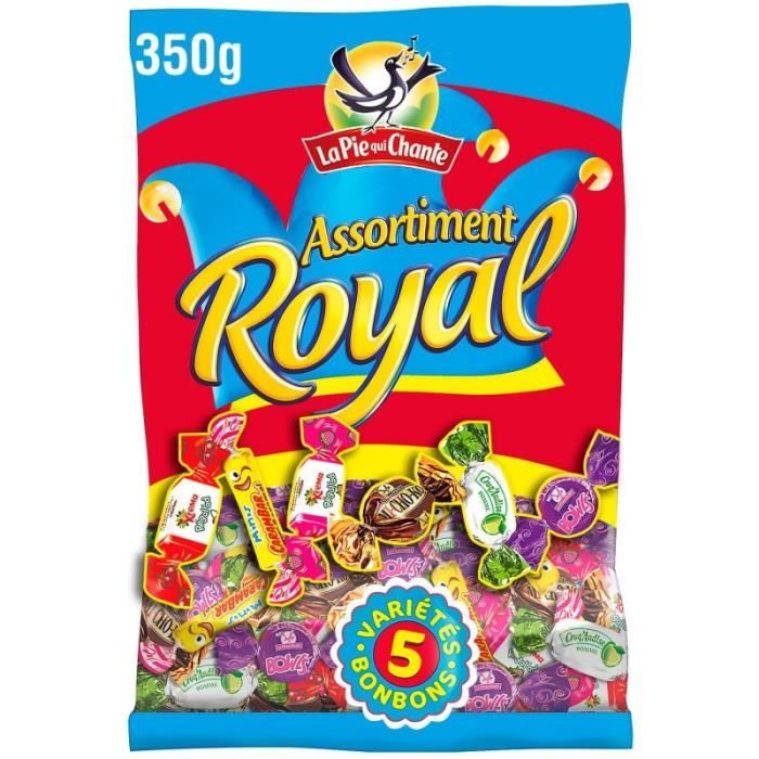 LA PIE QUI CHANTE - Assortiment Bonbon Royal 350G - Lot De 4
