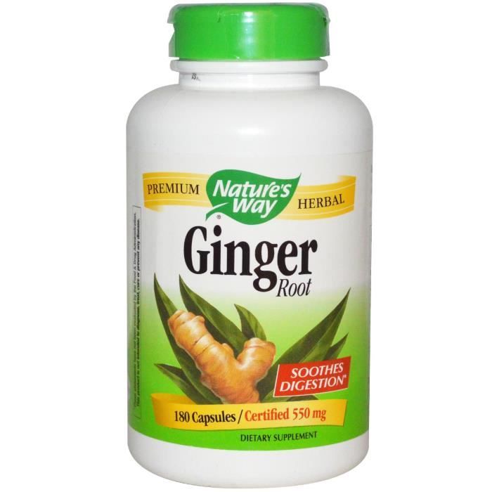 Nature Way, Ginger Root 550 mg, 180 Capsules
