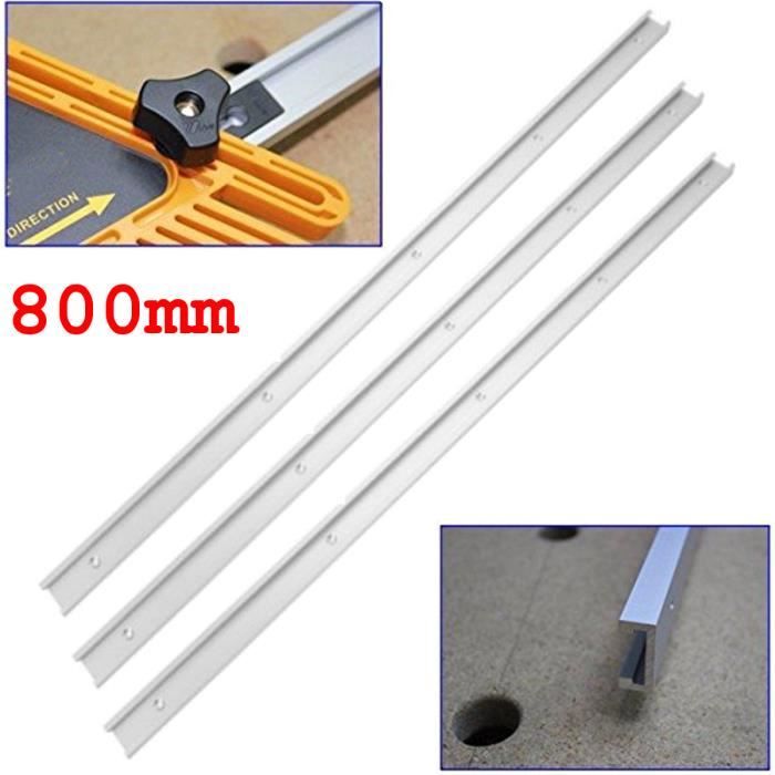 TEMPSA T-slot T-tracks Outils à Travailler le Bois Miter Routeur Table Fixture outil Travail bois menuisier 800mm