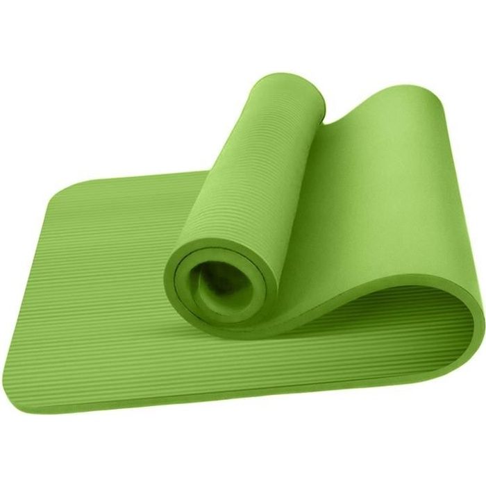 Tapis de Yoga Vert épais antidérapant pour sport fitness, gym, musculation, pilates