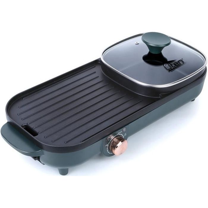 Plaque de cuisson électrique -Plateau de griller avec pot-UTEN- Plateau de cuisson/ Plaque de griller