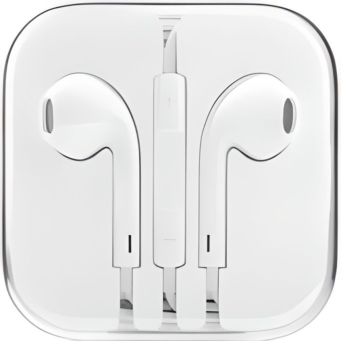 VSHOP® Écouteurs Intra-auriculaires Stéréo Filaires avec Micro compatible avec iPhone iPad Samsung ou Autres Appareils Mobiles