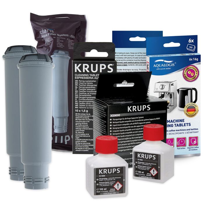 Krups Espresso Machine Set Filtre KRUPS F08801 2 pcs. + Krups XS9000