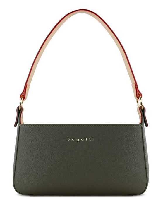 Sac à Bandoulière Pour Femme Bugatti Ella - Similicuir élégant Avec Accents Rouges, Portable Et Spacieux