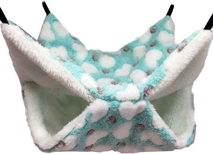 Comparer les prix de Hamac pour petite cage pour animaux de compagnie hamac superposé Sugar Glider hamac chaud pour cage de cochon dInde