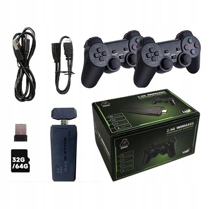 Console De Jeux Rétro M15 Avec 20 000+ Jeux Intégrés - 2 Manettes Sans Fil, Sortie 4K, Plug & Play Pour TV - 6