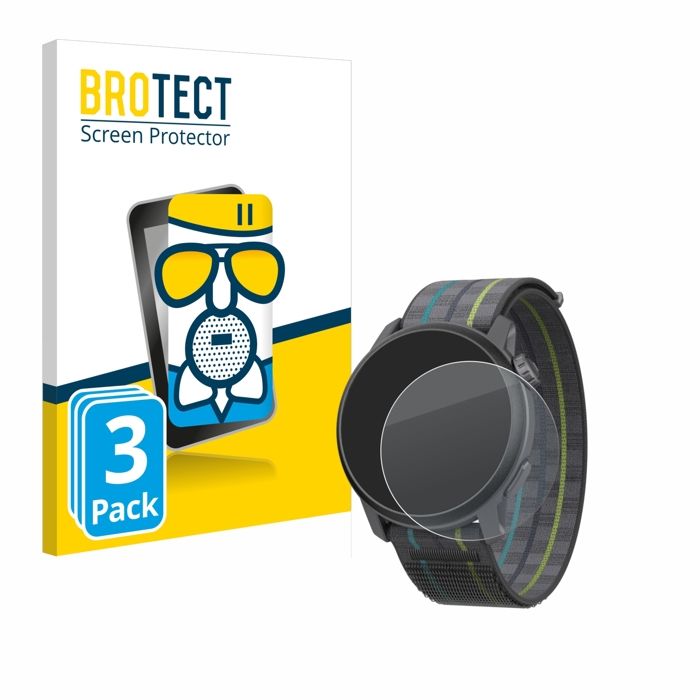 Anti-Reflet Protection dÉcran Verre Mat BROTECT pour Coros Pace 3 3 Pièces - Film Protecteur Vitre 9H