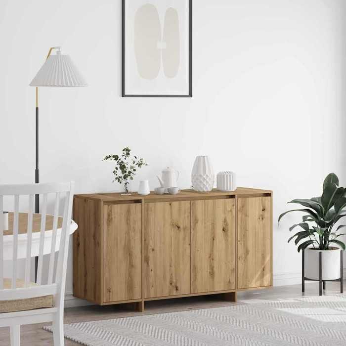 vidaXL Buffet Chêne artisanal 135 x 41 x 75 cm Bois dingénierie 3333894