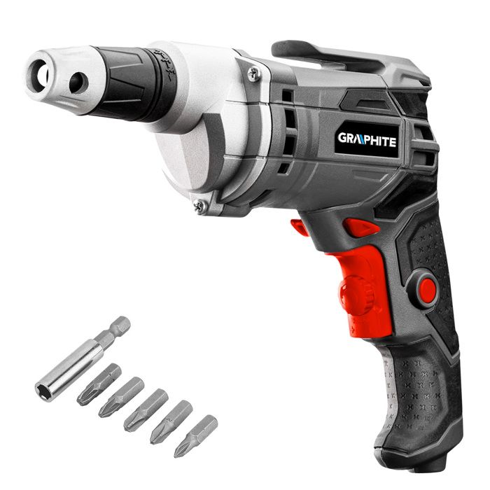 Perceuse-visseuse - 520 W - Vitesse 0-4200 min-1 - Filaire - Ergonomique