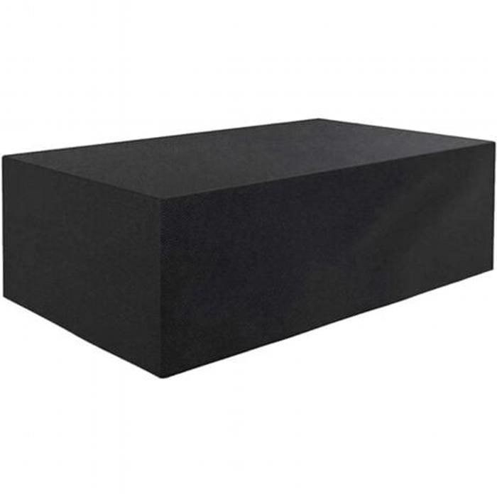 Housse Pour Mobilier De Jardin Étanche Bâche Couverture Housse De Protection Meuble Table Salons De Jardin 270x180x89cm Noir