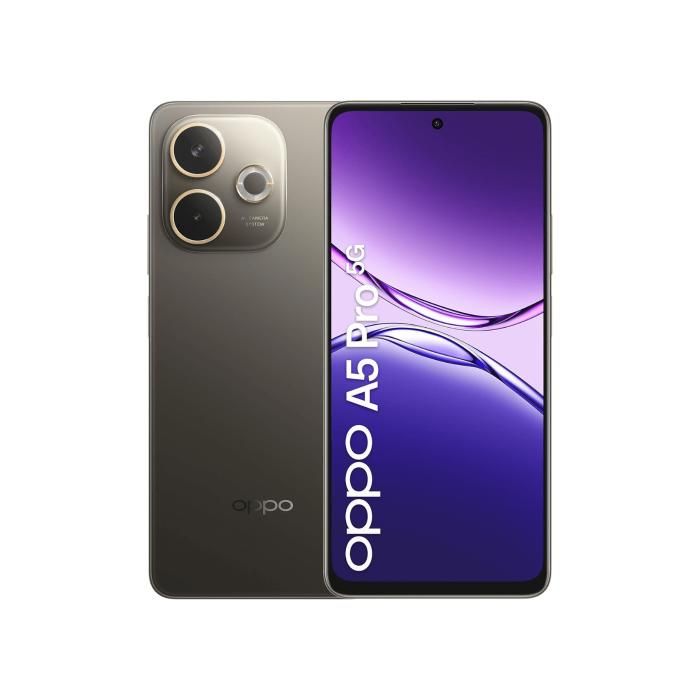 Smartphone - OPPO - A5 Pro 5G - 8 Go RAM - 256 Go - Résistance aux chocs