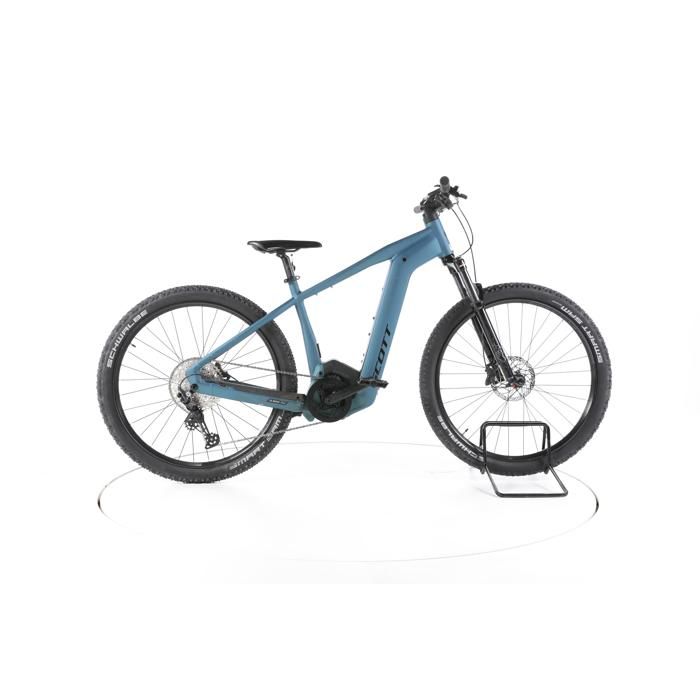 Vélo électrique - Scott Axis eRIDE EVO Tour FS - bleu - VTT électrique semi-rigide - Bosch 750 Wh Reconditionné - Scott